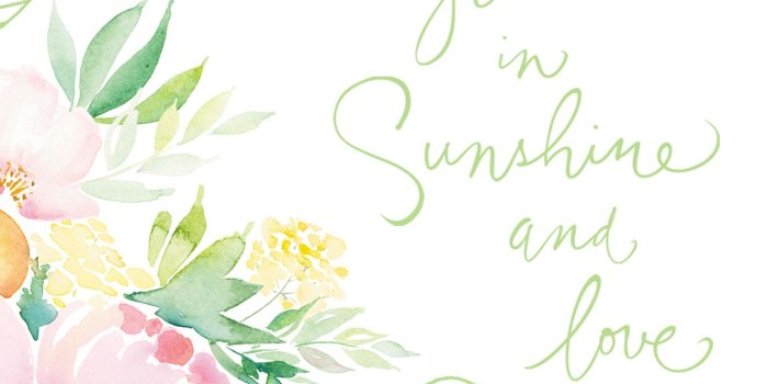 1242x2208 Grow in Sunshine and love | Kathy Davis