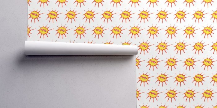 1024x1024 Hello Sunshine! wallpaper - bettieblue_designs - Spoonflower