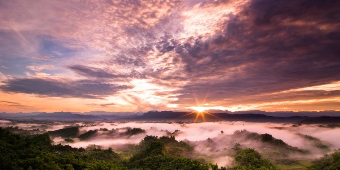 1920x1080 Sunsets: Height Panorama Sunshine Landscape Hello Sunset Wallpaper