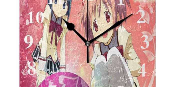 1200x1200 Amazon.com: FunnyCustom Square Wall Clock Unique Easter Anime