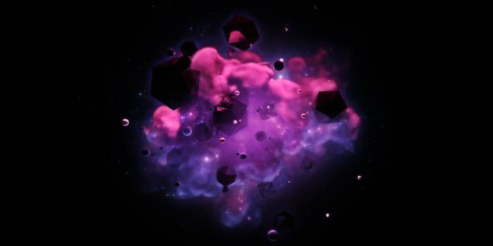 1920x1080 Dark Purple Abstract 3D Wallpaper - Wallpaper Stream