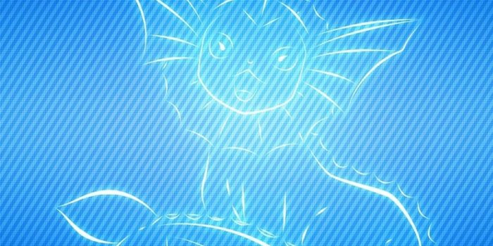 800x1420 Download wallpaper 800x1420 vaporeon, light, line, pokemon blue