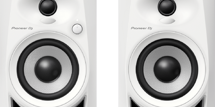 1024x768 Pioneer DM-40-W 4-inch Desktop Monitor Speakers (Pair)- White