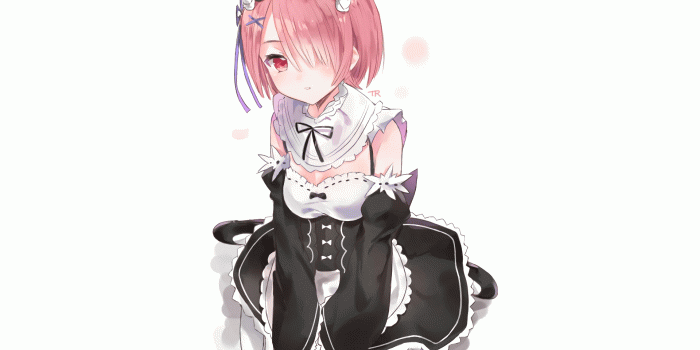 1920x1200 Download 1920x1200 Ram, Re: Zero, Pink Hair, Maid Clothes, Cute