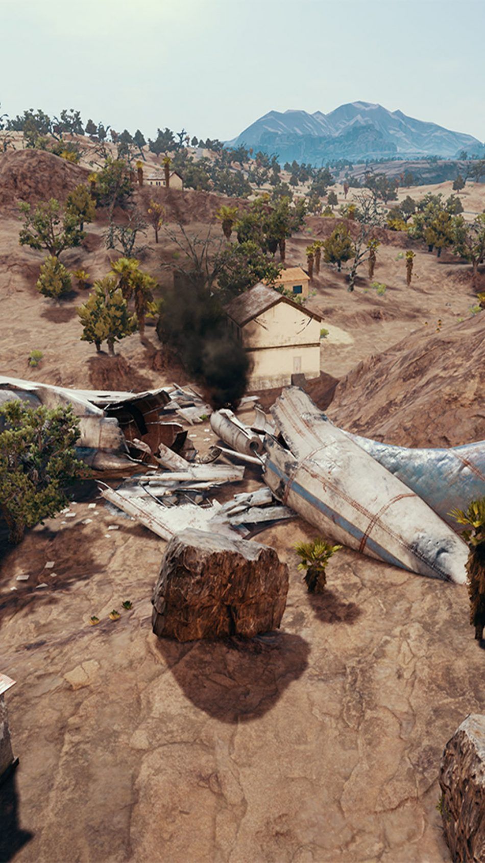 950x1689 Download Aeroplan Crash Area In Miramar PlayerUnknown's