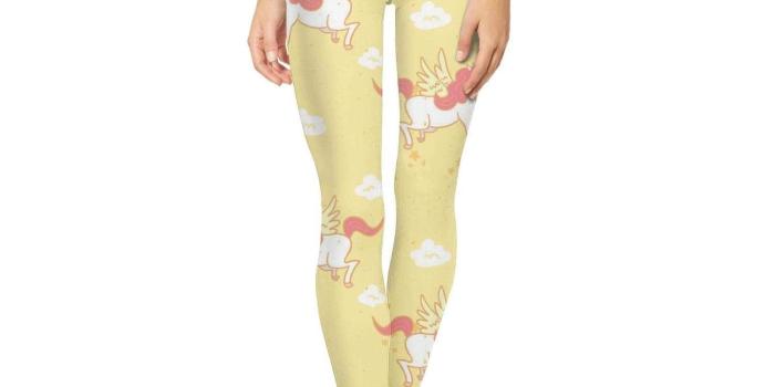 1500x1500 Wallpaper of Cute Unicorns Sports Leggings Womens Exercise Clothes