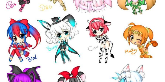 894x894 Cute Anime Animal People | Wallpapers Gallery | Eoseiren's Thieves