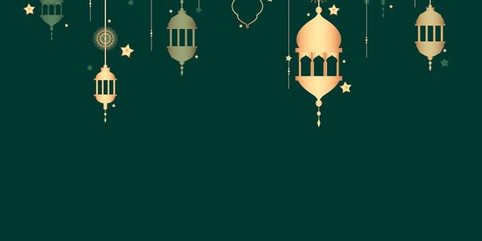 1200x1200 Download premium illustration of Lantern pattern a blank green background