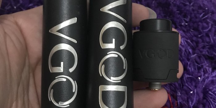 2048x2730 Jual mechanical mod vape VGOD RDA pro drip clone 99%full carbon
