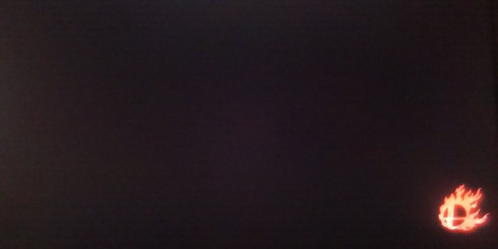 2560x1440 Flaming Smash Ball Loading Icon [Super Smash Bros. (Wii U)] [GUI Mods]