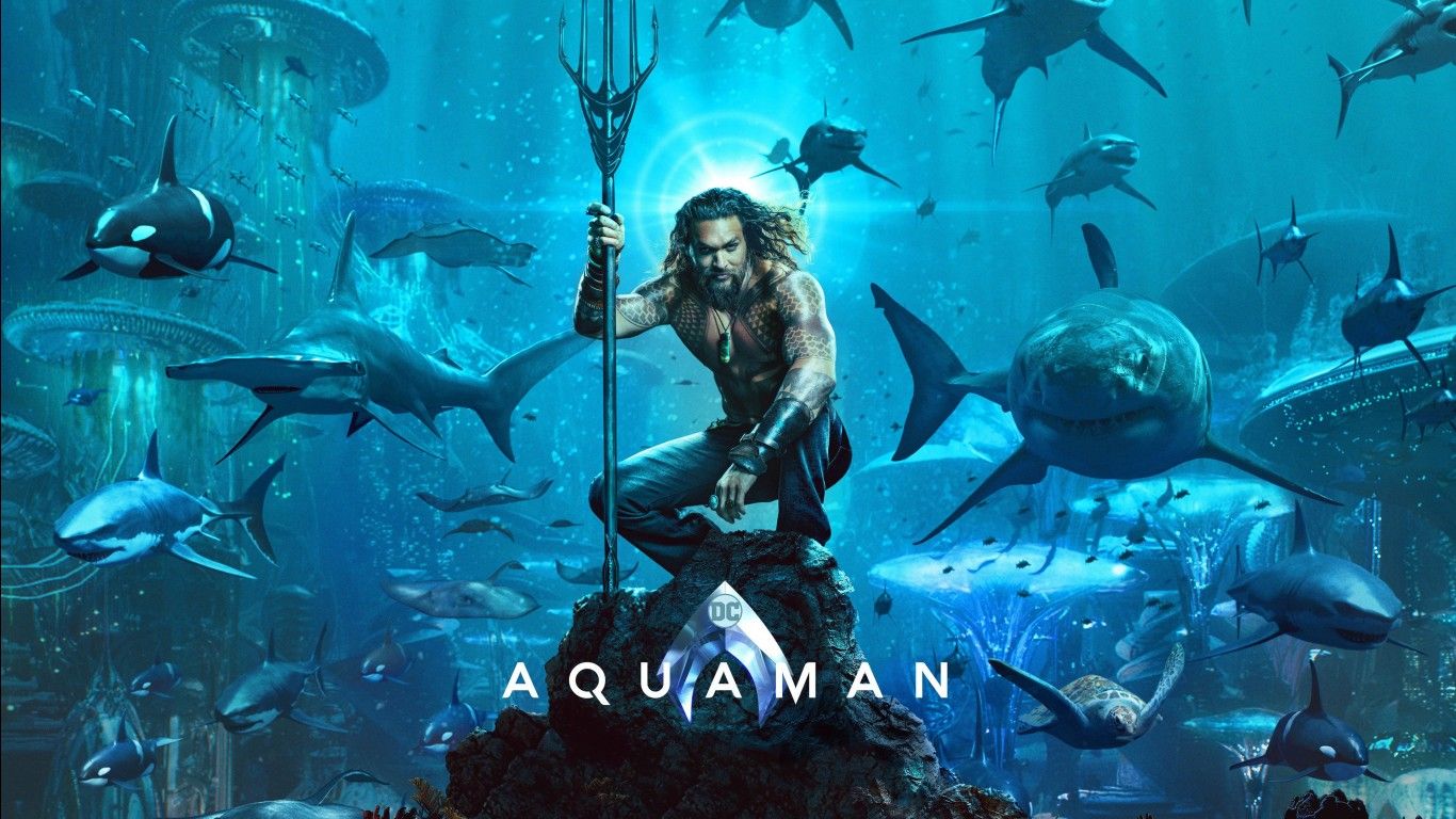 1366x768 Aquaman 2018 Movie HD 4K Wallpaper – WallpapersByte