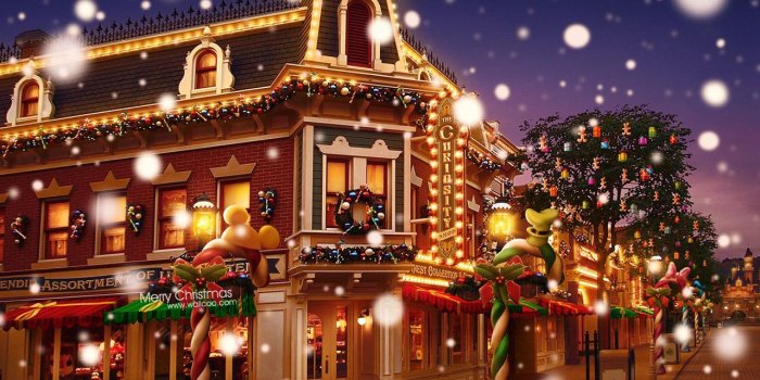 1280x800 Hong Kong Disneyland Holiday Fun : A Sparkling Christmas 358 KB
