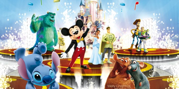 1920x1200 HD Wallpaper of Disneyland Christmas Holiday - Hong Kong Disneyland
