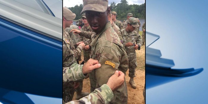 1920x1080 Fort Polk private earns Ranger tab, gets promoted
