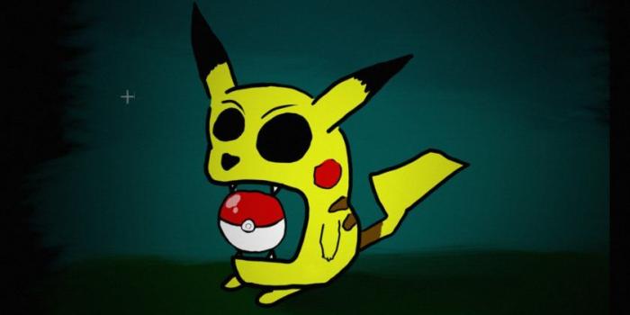 841x951 Evil Pikachu Wallpaper