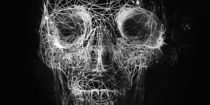 1125x2436 iPhonepapers.com | iPhone 8 wallpaper | at04-digital-skull-dark