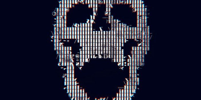 750x1334 iPhone7papers.com | iPhone7 wallpaper | bc72-digital-skull-bw-black