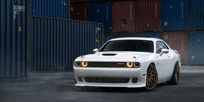 5120x2880 Dodge Challenger Srt Hellcat White Wallpaper - White Dodge