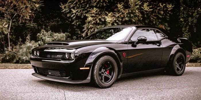 1332x850 Wallpaper Dodge, Challenger, SRT, Demon, Black. images for desktop