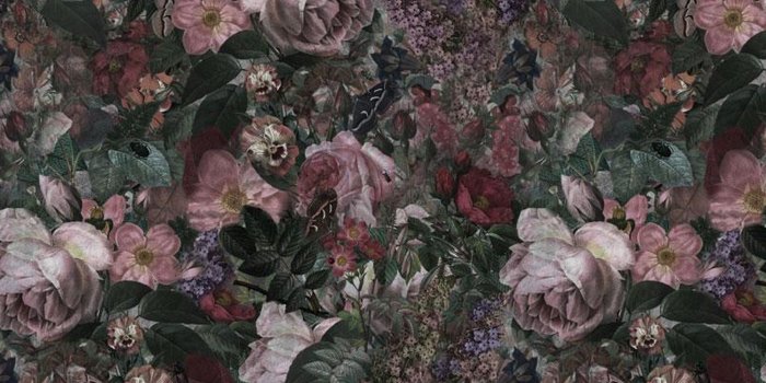 2000x2000 MURAL - DARK FLORAL