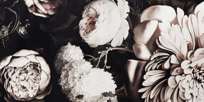 998x990 Floral Noir - Dark Floral Interiors | Interior Design Trends Online