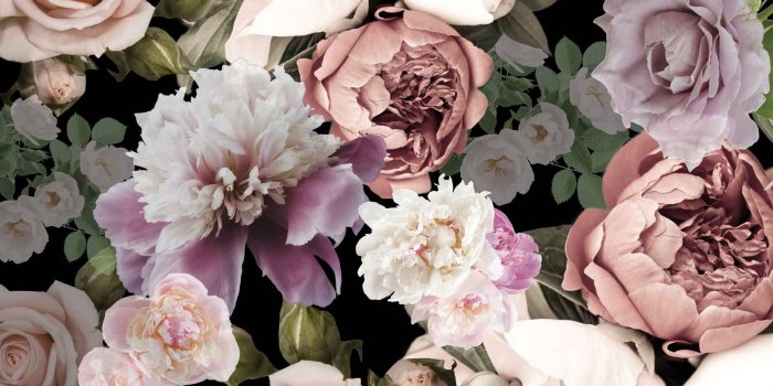 1920x1278 Dark Floral - Cara Saven Wall Design - carasaven.com