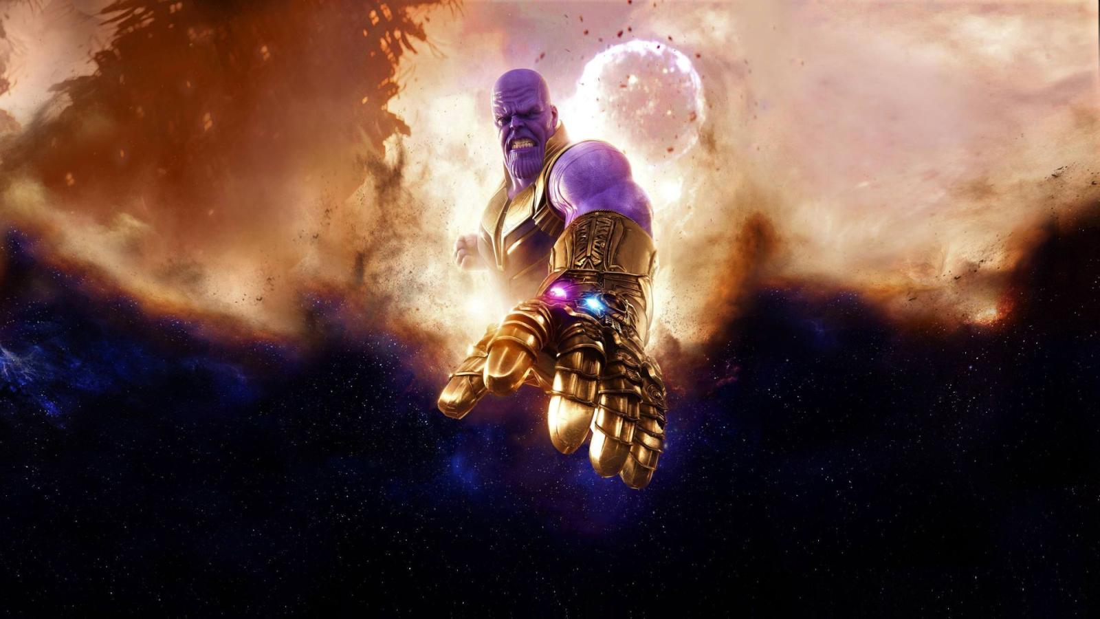 1920x1080 Download wallpapers of Thanos, Avengers: Infinity War, 4K, Movies