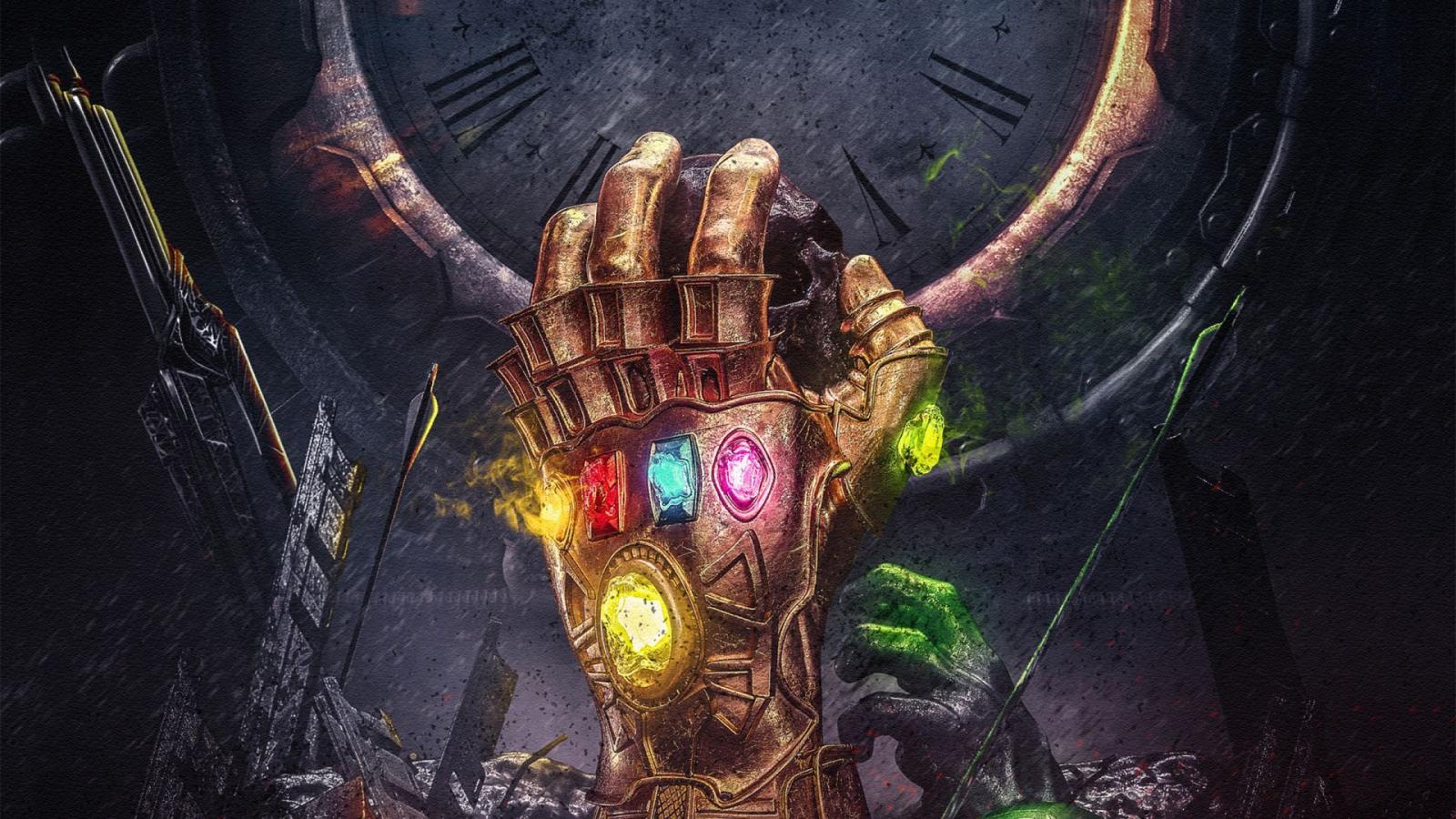 1920x1080 Download wallpapers of Infinity Gauntlet, Thanos, Infinity Stones