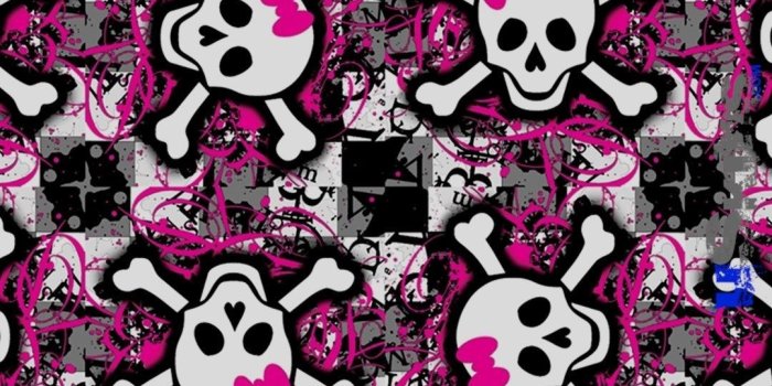 1080x1920 61+ Girly Skull Wallpapers on WallpaperPlay