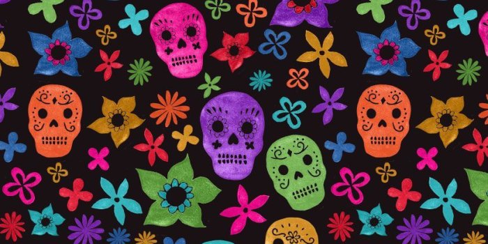842x1191 Black background Sugar Skulls | Wαℓℓραρєяѕ | Sugar skull wallpaper