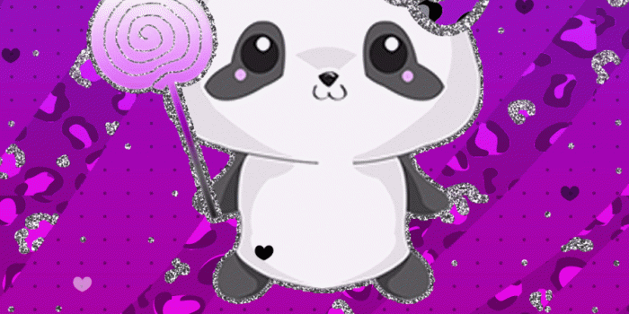 901x1600 Angela Crane on purple panda in 2019 | Panda wallpapers, Cute