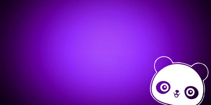 2560x1440 Cute purple panda background | My Desktop Backgrounds | Panda