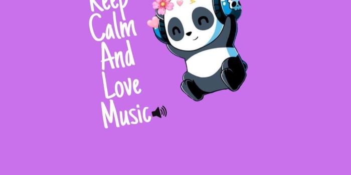1024x1024 panda music wallpaper design designer purple...