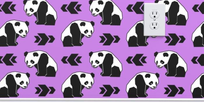 1024x1024 Panda with Purple Background on Isobar by peek_a_boo_panda