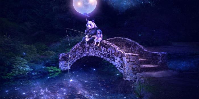 1920x1200 Cute Purple Panda Wallpapers