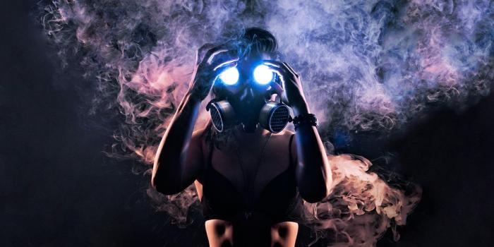 1680x1050 Woman in gas mask | tattoos in 2019 | Gas mask girl, Mask girl