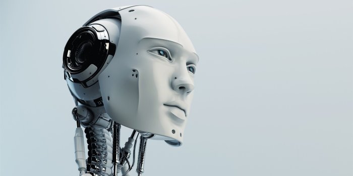 2560x1440 Wallpaper Robot, humanoid, head, high tech 3840x2160 UHD 4K Picture