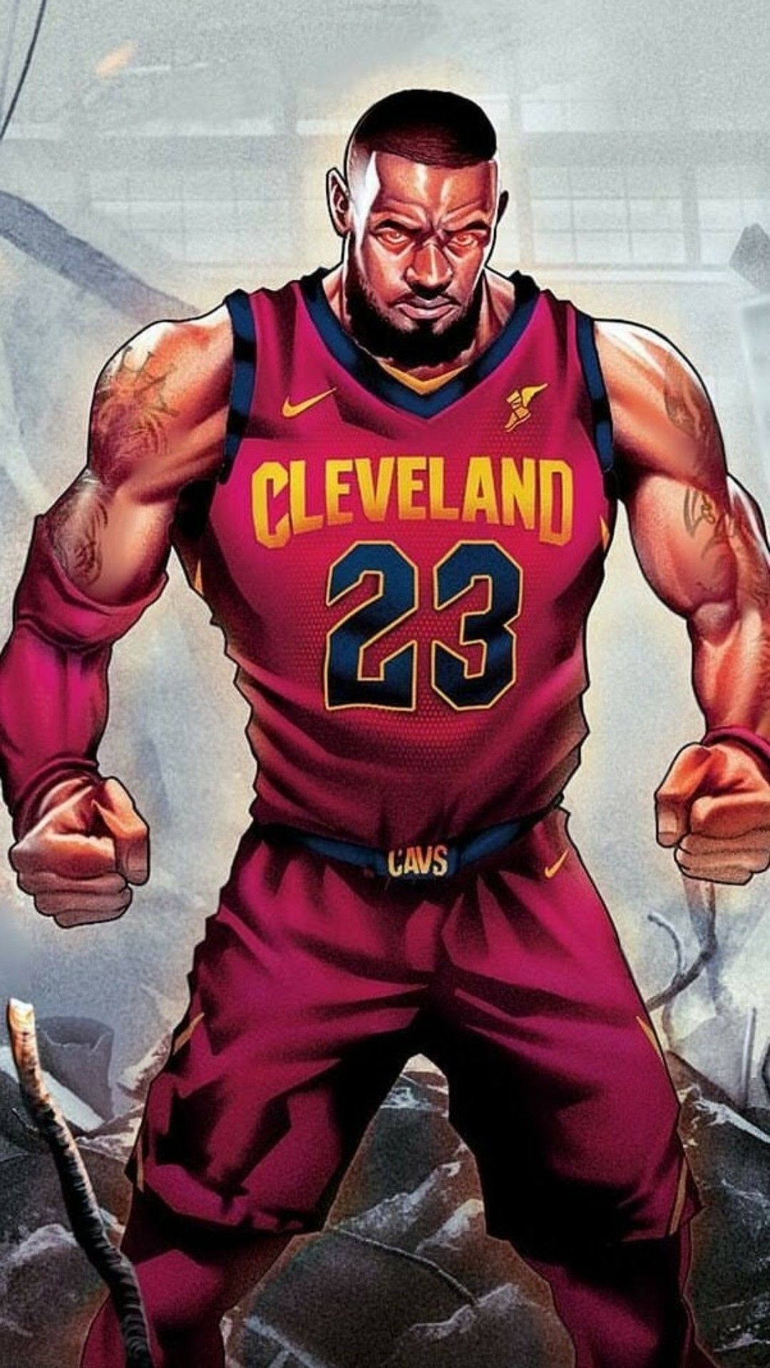 1080x1920 LeBron James Cartoon Wallpapers - Top Free LeBron James Cartoon