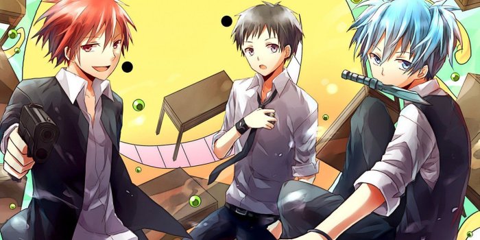 1366x768 Anime Assassination Classroom Tomohito Sugino Karma Akabane Nagisa