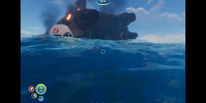 1920x1080 My lifepod landed almost behind the Aurora, and above a wreck. Is