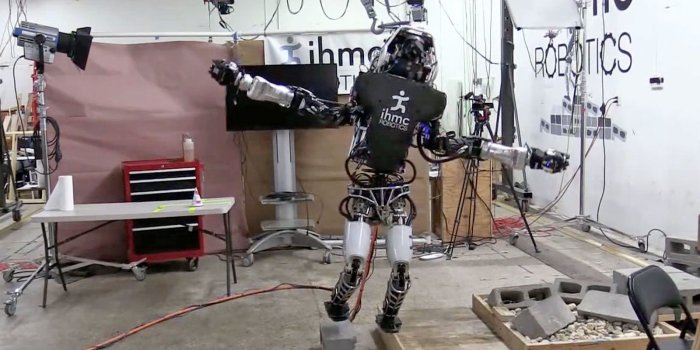 1600x900 Watch Boston Dynamics' humanoid robot balance on one foot