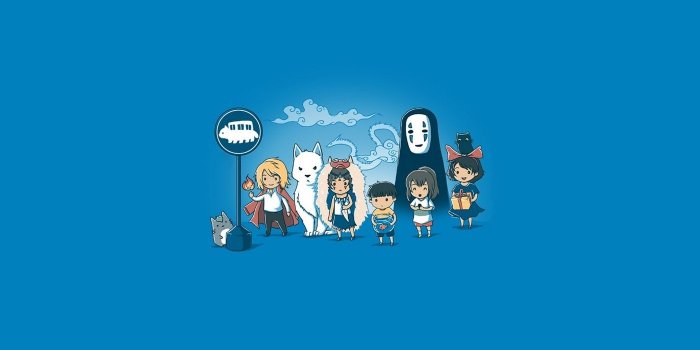 1400x1050 Download wallpaper 1400x1050 art, hayao miyazaki, anime standard 4:3