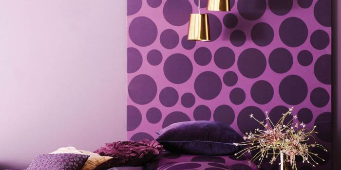 1200x1598 Wonderful Purple Modern Wallpaper Ideas | Wallpaper | Purple bedroom