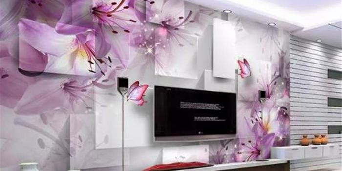 1024x843 Custom 3D Wallpaper Purple Lily Transparent Flower Square Living Room  Bedroom Background Wall Decoration Mural Wallpaper