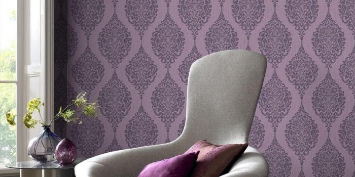 1000x1000 Graham & Brown Grey Luna Wallpaper | Products | Damask wallpaper