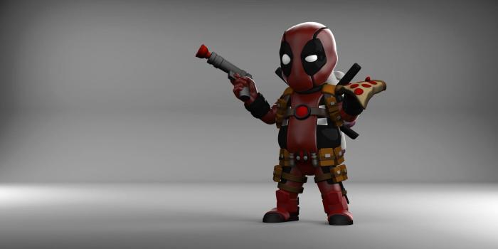 2560x1440 Chubby Deadpool | 3D Print Model