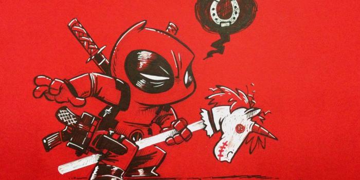 1041x767 Cute Deadpool And Unicorn Wallpaper