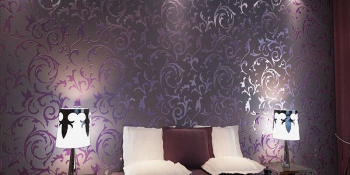 1000x800 Silver and Purple Bedroom Interior Decorating Ideas Best Classy