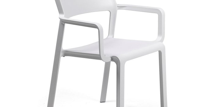 1975x1975 Stackable Armchair Trill | White