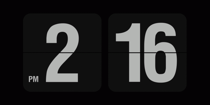 1280x800 Gluqlo is a Flip Clock Screensaver for Linux - OMG! Ubuntu!